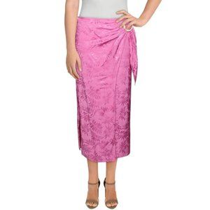 NWT WAYF PRINTED SHEER WRAP SKIRT - M